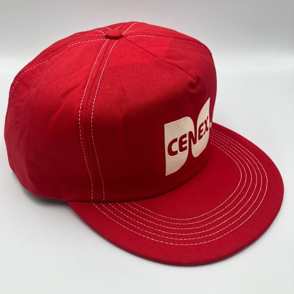 Vintage‎ Cenex Red Snapback Trucker Hat By Saint Louis Hat OS - Picture 5 of 8